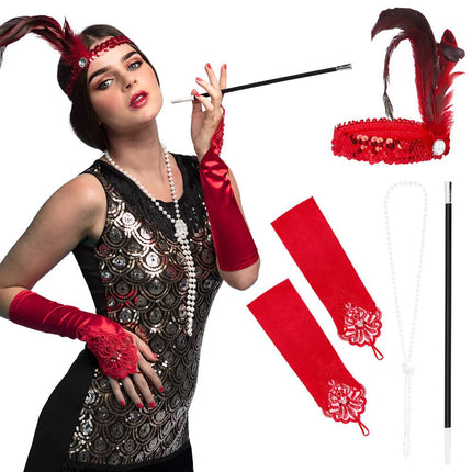 Charleston Accessoireset 4 delig van Boland koop je bij Partywinkel