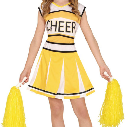 Cheerleader Jurk Geel Meisje van Fiestas Guirca koop je bij Partywinkel