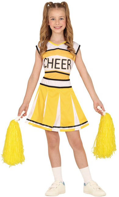 Cheerleader Jurk Geel Meisje van Fiestas Guirca koop je bij Partywinkel