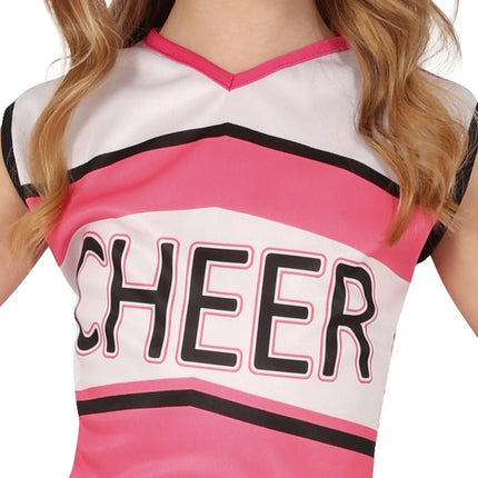 Cheerleader Jurk Roze Meisje van Fiestas Guirca koop je bij Partywinkel