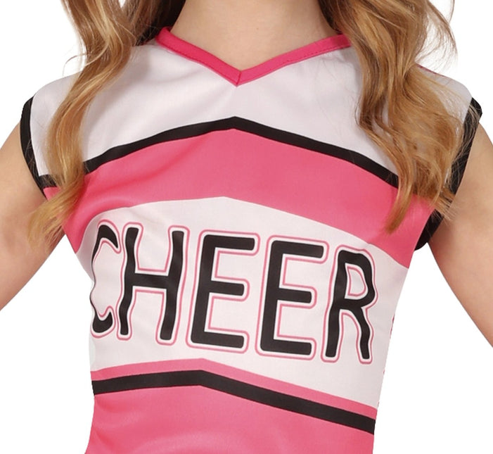Cheerleader Jurk Roze Meisje van Fiestas Guirca koop je bij Partywinkel