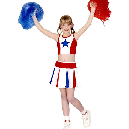 Cheerleader Pak Meisje 2 delig van Widmann koop je bij Partywinkel