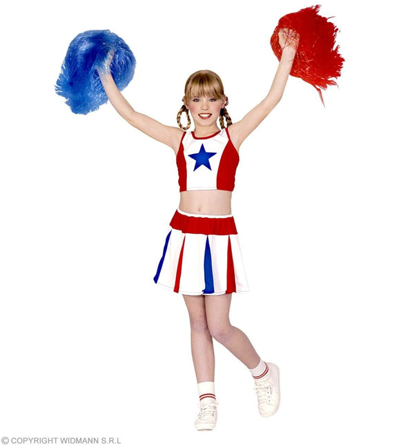 Cheerleader Pak Meisje 2 delig van Widmann koop je bij Partywinkel