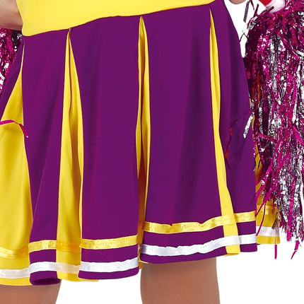 Cheerleader Pakje Kind Paars van Fiestas Guirca koop je bij Partywinkel