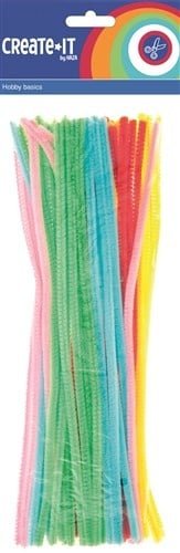 Chenille Draad 50st van Haza Witbaard koop je bij Partywinkel