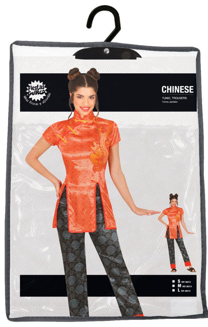 Chinees Kostuum Rood Dames van Fiestas Guirca koop je bij Partywinkel