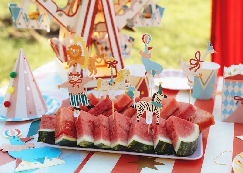 Circus Cocktailprikkers 6st van Partydeco koop je bij Partywinkel