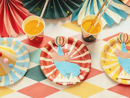 Circus Servetten 17cm 12st van Partydeco koop je bij Partywinkel