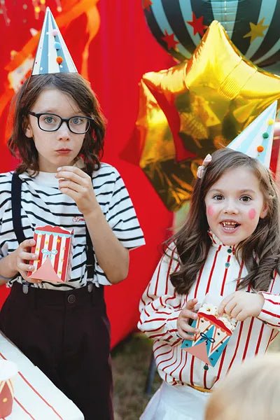 Circus Snackbakje 11,5cm 6st van Partydeco koop je bij Partywinkel