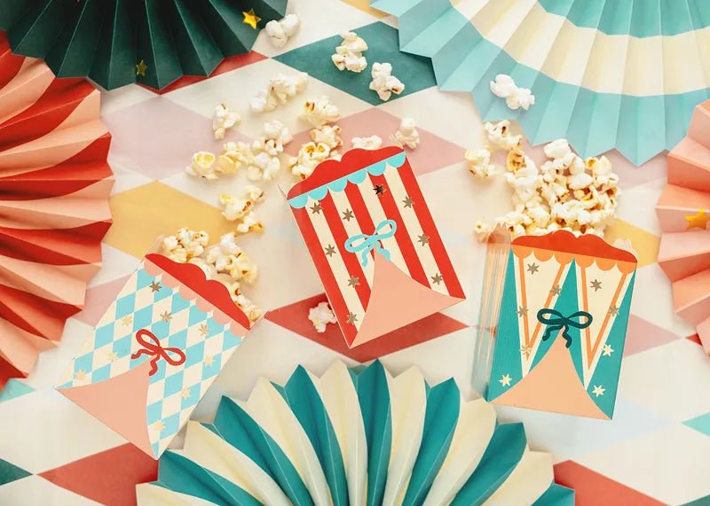 Circus Snackbakje 11,5cm 6st van Partydeco koop je bij Partywinkel