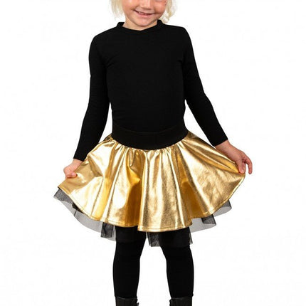 Cirkelrok Metallic Goud van PartyXplosion koop je bij Partywinkel