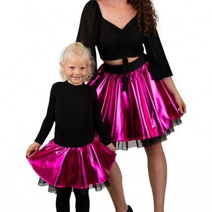 Cirkelrok Metallic Pink van PartyXplosion koop je bij Partywinkel
