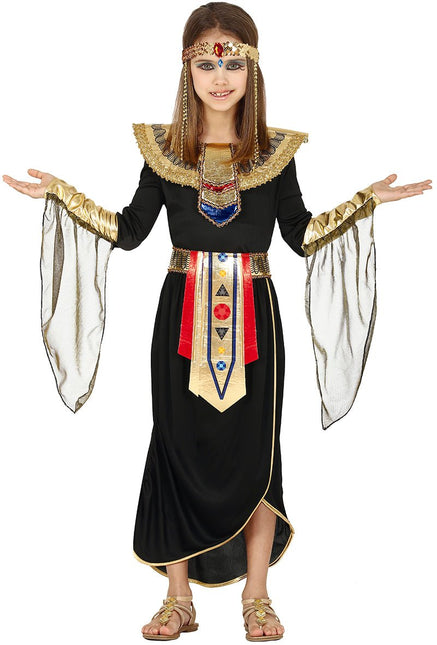 Cleopatra Jurkje Meisje Zwart van Fiestas Guirca koop je bij Partywinkel