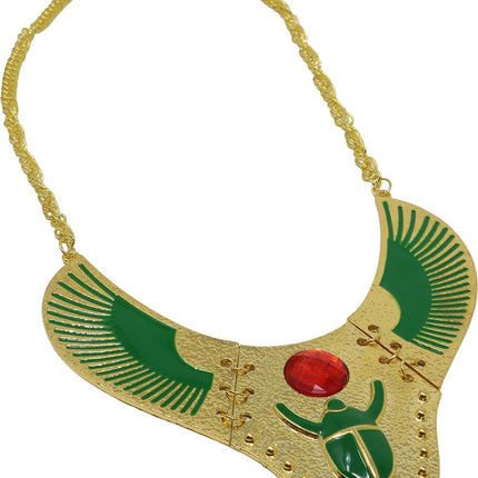 Cleopatra Ketting Groen Goud van Fiestas Guirca koop je bij Partywinkel