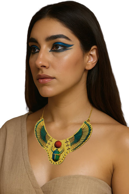Cleopatra Ketting Groen Goud van Fiestas Guirca koop je bij Partywinkel