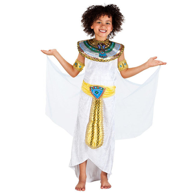 Cleopatra Kostuum Kind Wit van Boland koop je bij Partywinkel