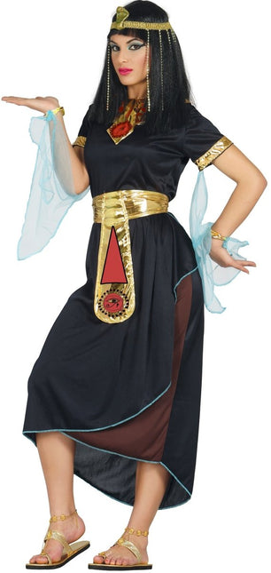 Cleopatra Kostuum Zwart Goud Dames van Fiestas Guirca koop je bij Partywinkel