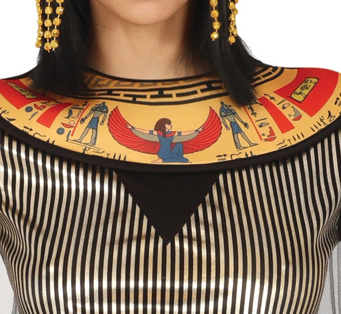 Cleopatra Kostuum Zwart Goud Dames van Fiestas Guirca koop je bij Partywinkel