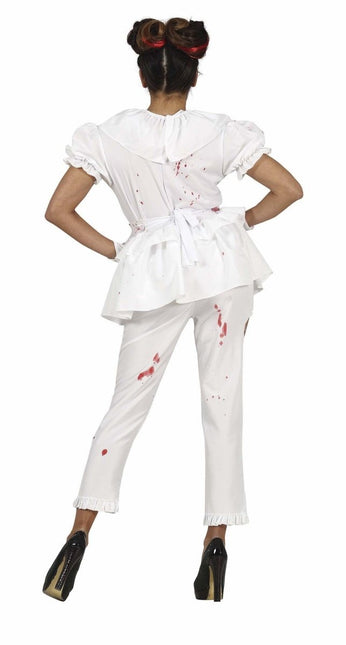 Clown Halloween Kostuum Dames Bloederig van Fiestas Guirca koop je bij Partywinkel