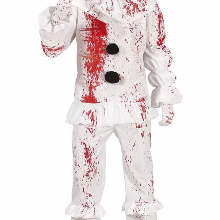 Clown Halloween Kostuum Heren Bloederig van Fiestas Guirca koop je bij Partywinkel