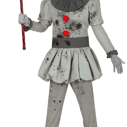 Clown Halloween Kostuum Heren Grijs van Fiestas Guirca koop je bij Partywinkel