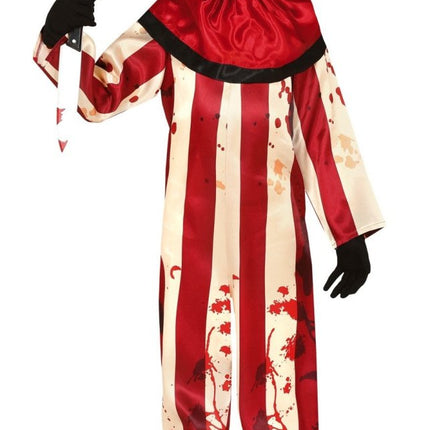Clown Halloween Kostuum Kind gestreept van Fiestas Guirca koop je bij Partywinkel