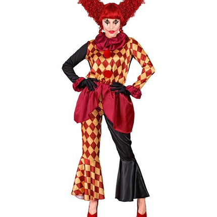 Clown Kostuum Dames 3 delig van Widmann koop je bij Partywinkel