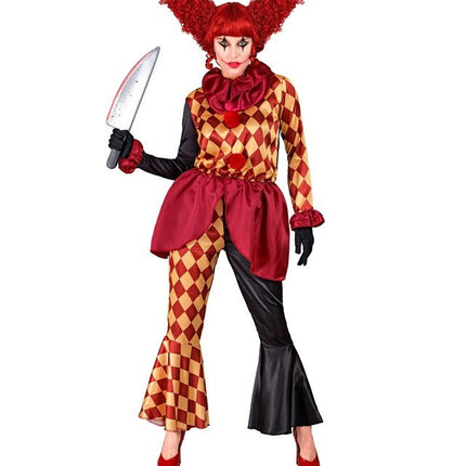 Clown Kostuum Dames 3 delig van Widmann koop je bij Partywinkel