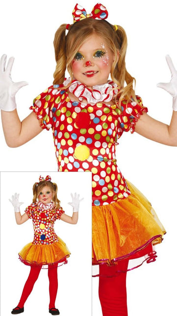 Clown Kostuum Meisje van Fiestas Guirca koop je bij Partywinkel