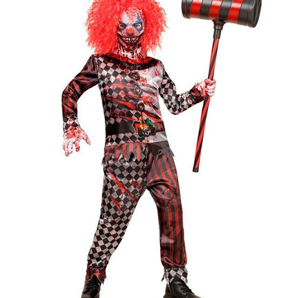 Clown Kostuum Rood Kind 4 delig van Widmann koop je bij Partywinkel