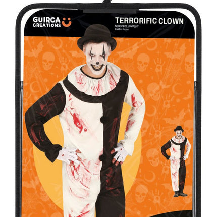 Clown Kostuum Zwart Wit Heren van Fiestas Guirca koop je bij Partywinkel