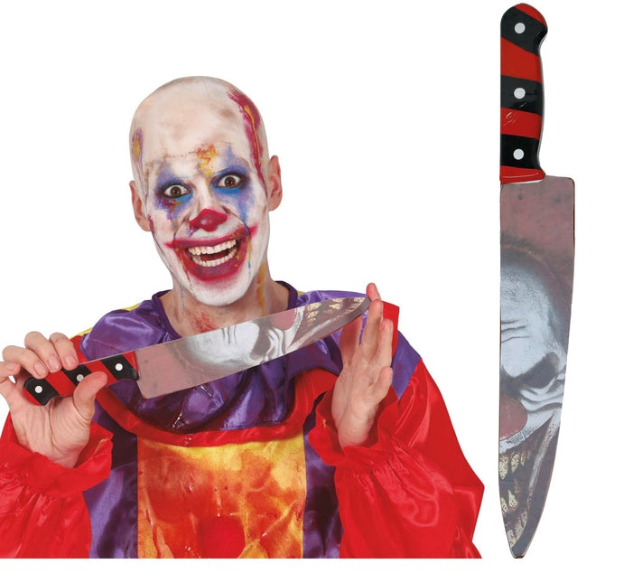 Clown Nep Mes 37cm van Fiestas Guirca koop je bij Partywinkel