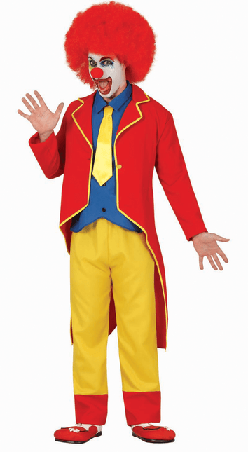 Clown Pak Rood Blauw Geel van Fiestas Guirca koop je bij Partywinkel