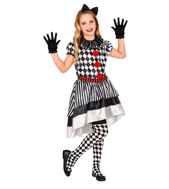 Clownspak Zwart Wit Meisje van Widmann koop je bij Partywinkel