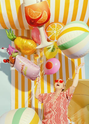 Cocktail Helium Ballon Summer Vibes 79cm Leeg van Partydeco koop je bij Partywinkel