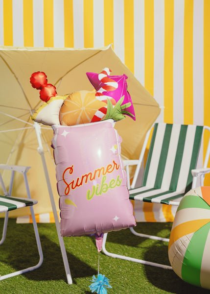 Cocktail Helium Ballon Summer Vibes 79cm Leeg van Partydeco koop je bij Partywinkel