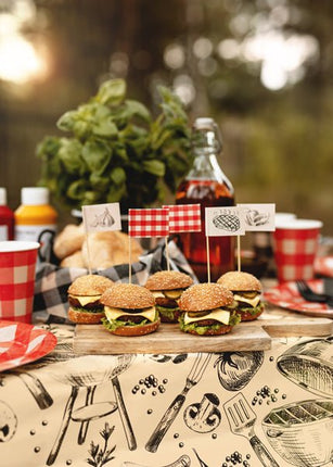 Cocktailprikkers BBQ 15cm van Partydeco koop je bij Partywinkel