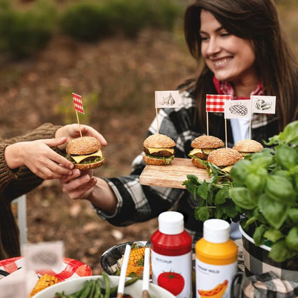 Cocktailprikkers BBQ 15cm van Partydeco koop je bij Partywinkel