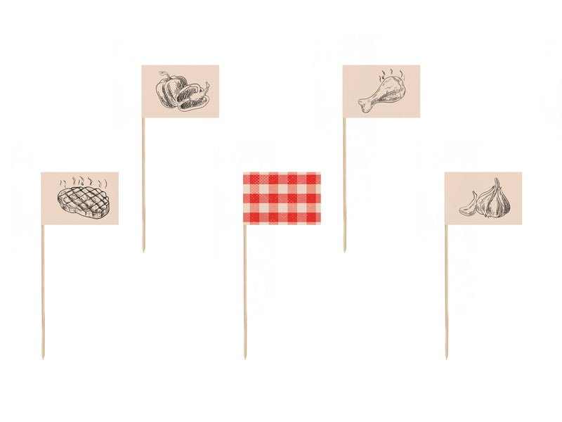Cocktailprikkers BBQ 15cm van Partydeco koop je bij Partywinkel
