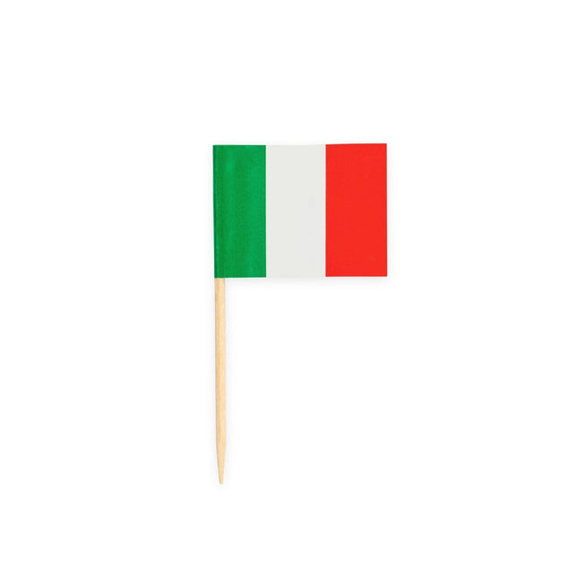 Cocktailprikkers Italie 8cm 50st van WeFiesta koop je bij Partywinkel