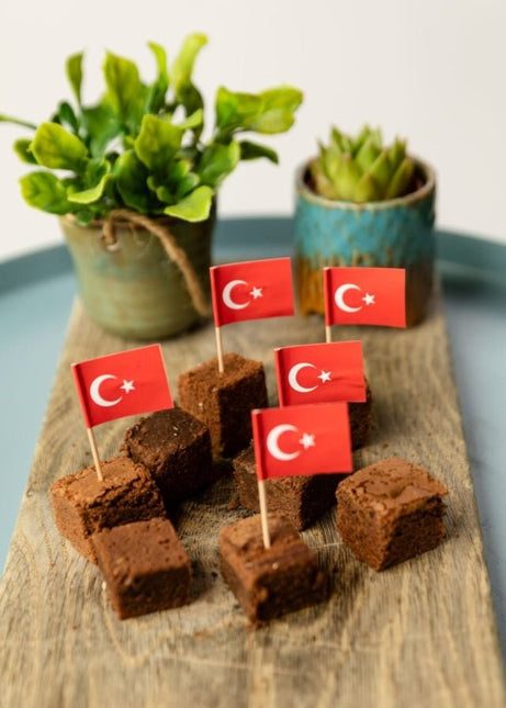 Cocktailprikkers Turkije 8cm 50st van WeFiesta koop je bij Partywinkel