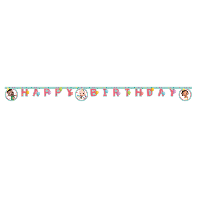 Cocomelon Letterslinger 2m van Procos koop je bij Partywinkel
