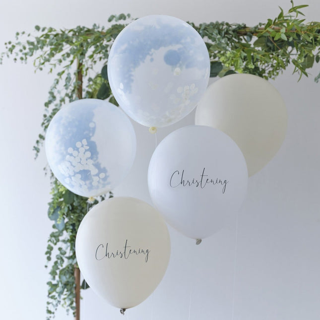 Communie Ballonnen 30cm 5st van Ginger Ray koop je bij Partywinkel