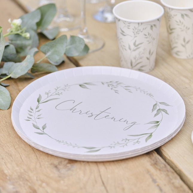 Communie Borden 25cm 8st van Ginger Ray koop je bij Partywinkel