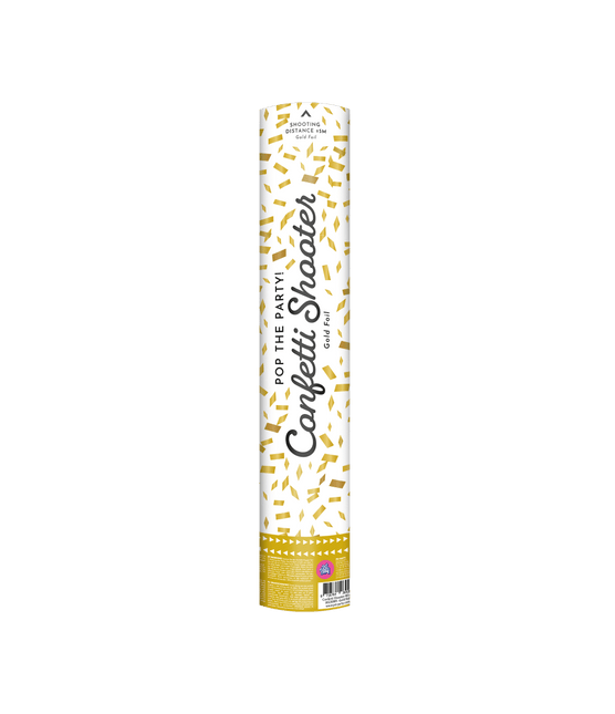 Confetti kanon 40 cm - Goud folie van Paper Dreams koop je bij Partywinkel