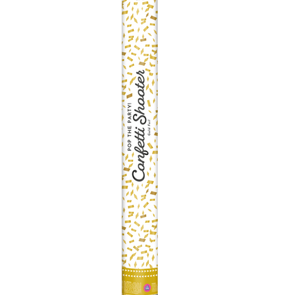 Confetti kanon 60 cm - Goud folie van Paper Dreams koop je bij Partywinkel