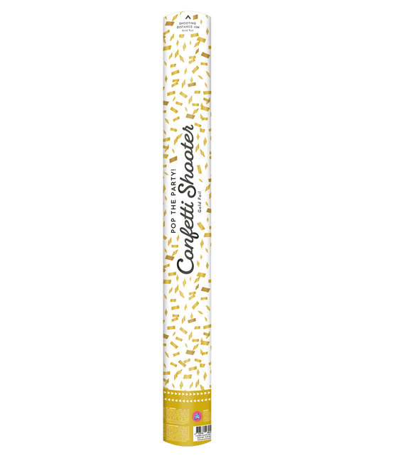 Confetti kanon 60 cm - Goud folie van Paper Dreams koop je bij Partywinkel