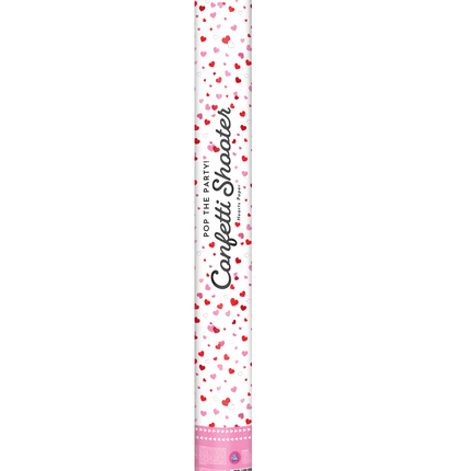 Confetti kanon 60 cm - Papieren hartjes van Paper Dreams koop je bij Partywinkel