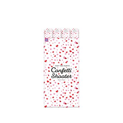 Confetti kanon 60 cm - Papieren hartjes van Paper Dreams koop je bij Partywinkel