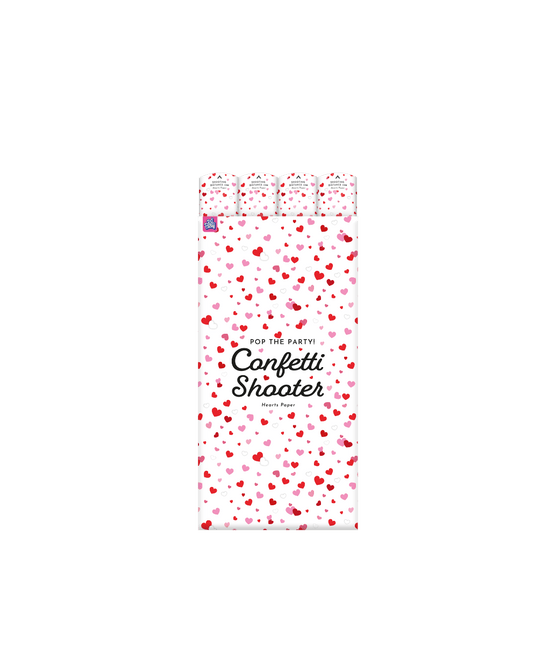 Confetti kanon 60 cm - Papieren hartjes van Paper Dreams koop je bij Partywinkel